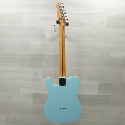 Used Fender Vintera 50s Telecaster Modified Electric Guitar Blue image 5