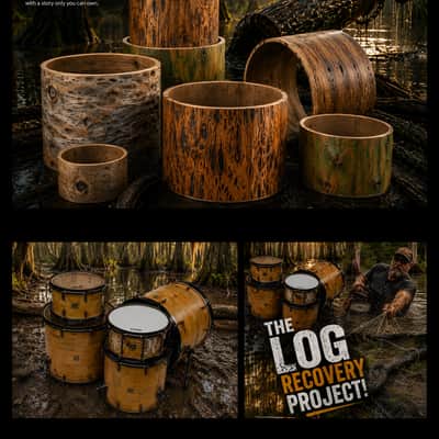 Outlaw Drums Log Recovery Signature Series 2027. - Clear or stain image 4