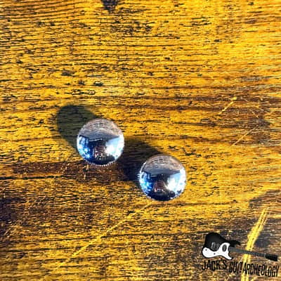 Squier P-Bass Knobs- Set of 2 (2010s - Chrome) image 2