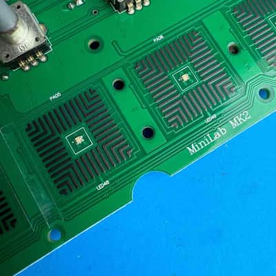 ARTURIA MINILAB MKII MIDI Keyboard Part: Encoder Pots Volume Pad Control PCB image 7