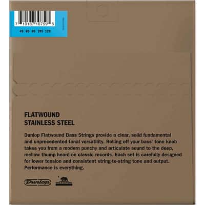 Dunlop DBFS45125M Filets plats medium scale 5 cordes 45-105 image 2