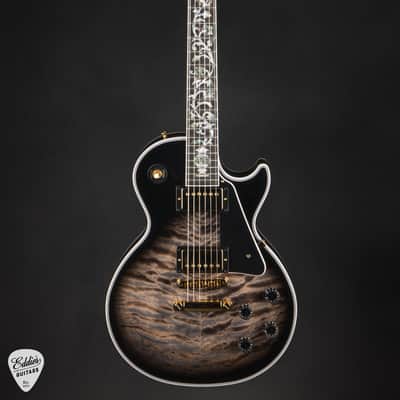 Gibson Custom Shop Dealer Select Les Paul Custom 5A Quilt "Tree Of Life" Cobra Burst #CS601705 image 3