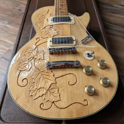 Electra 2258 Tree Of Life Set Neck Electric Guitar ?Prototype? 1970s Natural W/OHSC image 4