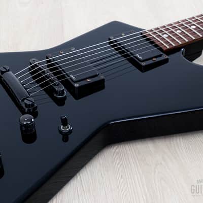 1998 ESP Custom EXP Explorer Black w/ EMG 81 w/ Case image 6