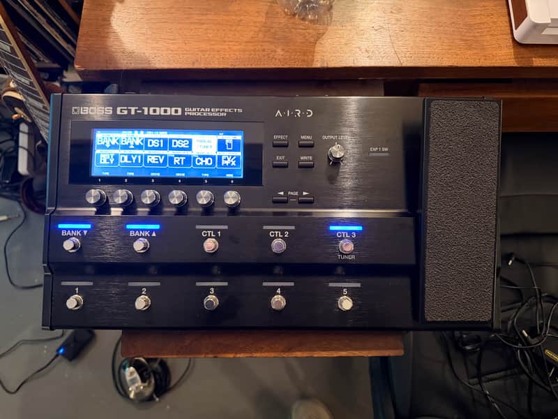 Boss GT-1000 Guitar Effects Processor 2018 - Present - Black image 1