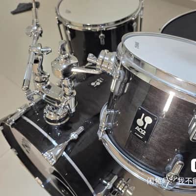 Sonor AQ2 Maple Stage 22x17 / 16x15 / 12x8 / 10x7 / 14x6" 5pc Shell Pack 2025 - Present - Transparent Black image 9