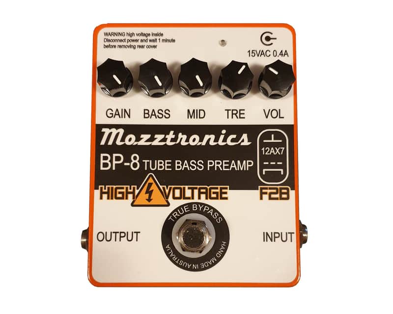 Mozztronics BP-8 Tube Bass Preamp | Reverb
