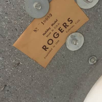 Rogers 1969 MINT Ginger Baker Silver Sparkle Drum Set image 16