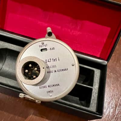 Neumann U 47 fet Large Diaphragm Cardioid Condenser Microphone 1969 - 1986 - Nickel image 2