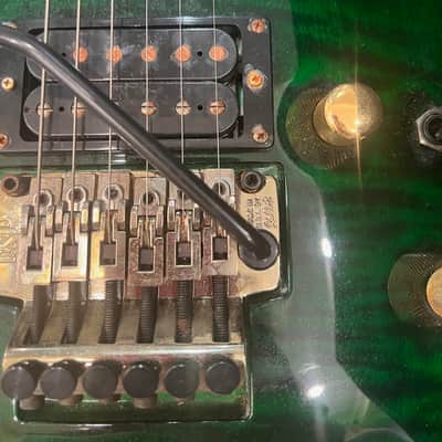 ESP HORIZON Grain Green Gloss Guitar 1992 image 17