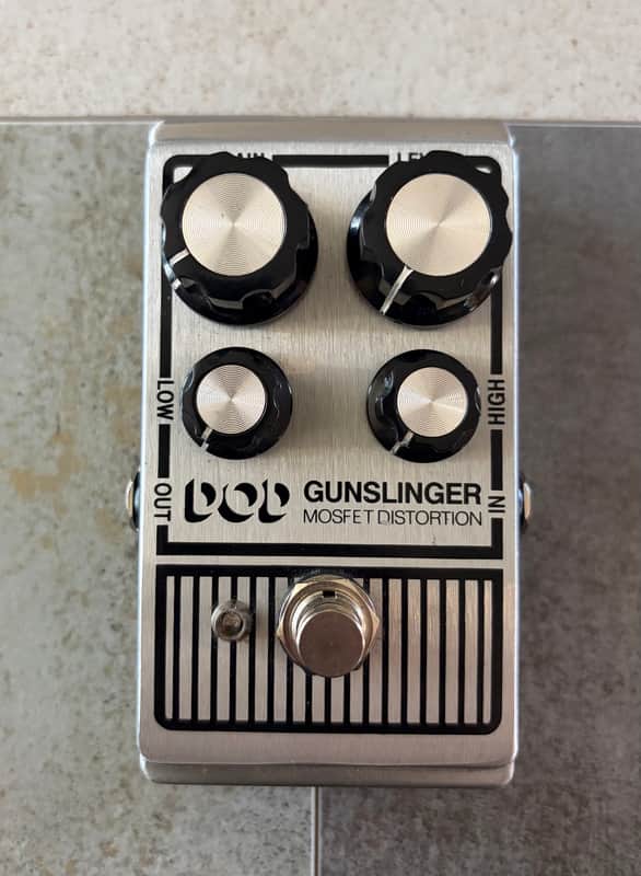 DOD Gunslinger Mosfet Distortion 2010s - Silver image 1