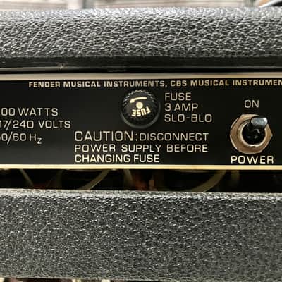 Fender Bassman 100 2-Channel 100-Watt Guitar Amp Head + Bandmaster Rev. 12" speaker imagen 13