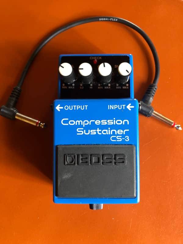 Boss CS-3 Compression Sustainer (Silver Label) 1997 - Present - Blue image 1