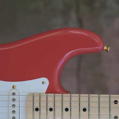 Fender Custom Shop '57 Stratocaster NOS, Maple Neck, Gold Hardware - Fiesta Red image 10