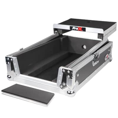 ProX ATA Road Case w/Laptop Shelf for Rane Seventy-Two 72 DJ Mixer Silver on Black image 2