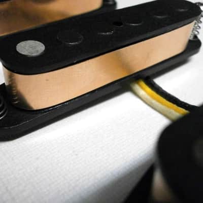 Stratocaster Schecter F500-T Pickups SET Alnico 5 .250" F500T COIL TAPPED Knopfler Blackmore Strat image 3