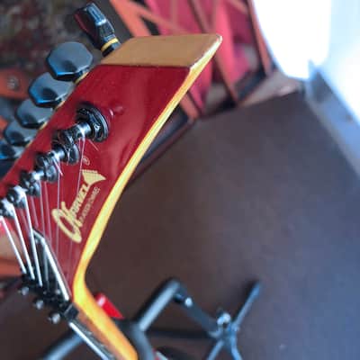 1991 MIJ Charvel SDK-080-SH, 24,75" Scale, Matching Headstock, Ash, Vintage Gig Bag image 8