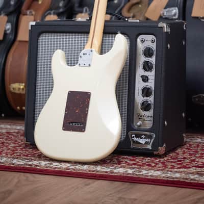 2013 Fender USA American Deluxe Stratocaster Neck - in Olympic Pearl White image 12