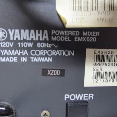 Yamaha EMX 620 6 Channel Powered Mixer, 200 watts | Reverb