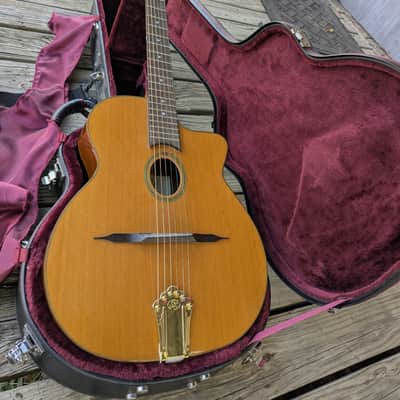 SX DJG-1 - Django style Gypsy Jazz guitar Natural image 3