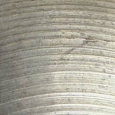 Zildjian 24" Large Block Stamp Vintage Ride Cymbal 1950s - 3,400g image 7