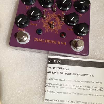 Hot Box HB-DD Dual Drive II V4 Overdrive + Dist + High Gain +4 Togl Marshall Bluesbreaker KOT Tone image 6