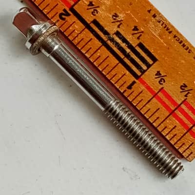 Slingerland 2" T-Rod Snare/Floor/Tom Drum 12-24 Tension-Lug-Screw Chrome Vintage image 1