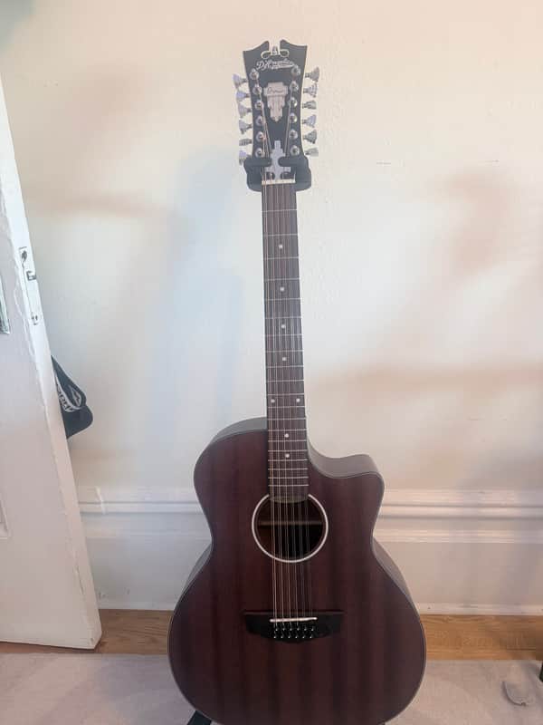 D'Angelico Premier Fulton LS 12-String Grand Auditorium 2020 - Mahogany Satin image 1