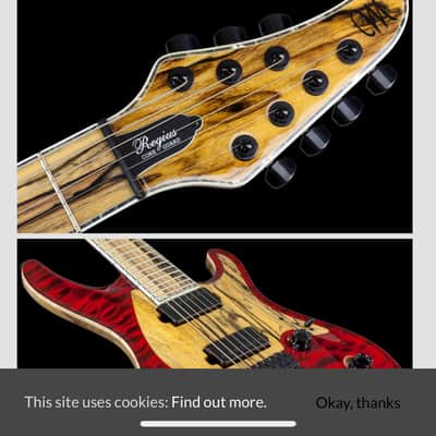 Mayones Masterbuild MBC Core Guard 7 String 2018 Gloss Top Matte everything else image 8