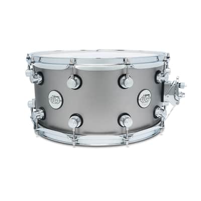 DW Drum Workshop Design Series 7x14" Limited Snare, Titanium Satin Lacquer image 1