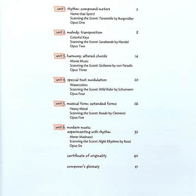 Music by Me - Book 5 - Composition Workbook image 2