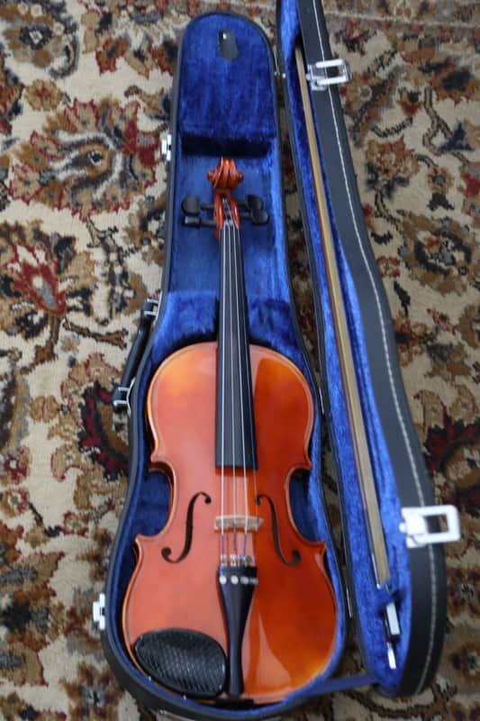 Josef Lorenz Luby (Schonbach) 4/4 Violin with Case & Bow