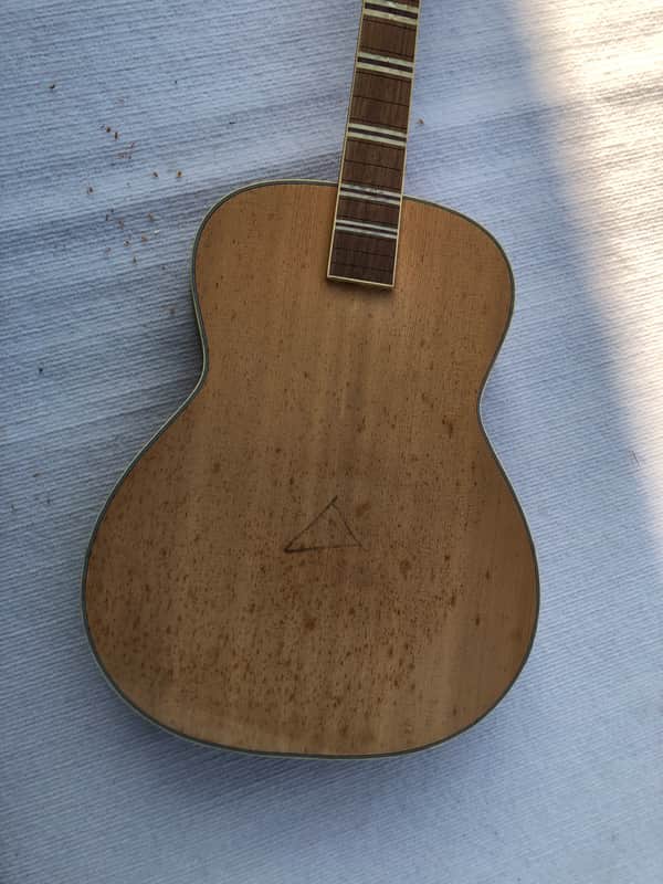 Spruce Top Resonator Guitar DIY Project, Rosewood Fretboard Neck image 1