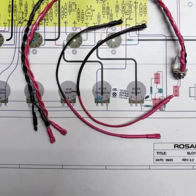 Wiring Harness Layout #1 for Single Cab / 4x12 / 4x10 with Series and Parallel Connection, Vintage Style Speaker Cable, Switchcraft 1/4” Input Jack image 7
