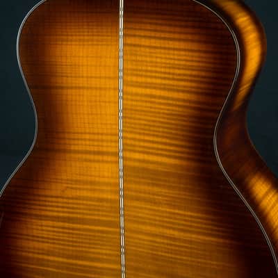 Martin GP Custom Flamed Maple and Sitka Spruce Full Body Ambertone Burst Grand Performance Used (2023) image 17