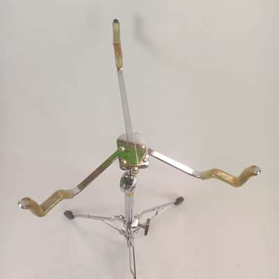 Pearl Snare Drum Stand Single-Braced Tripod + Vintage Basket Chrome Plating image 13