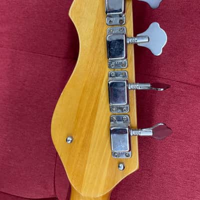 Teisco Style 2 Pickup Vintage Japanese Bass - Tobacco Sunburst image 11