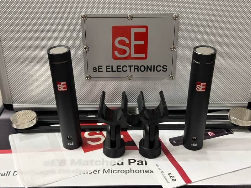 sE Electronics sE8 Stereo Matched Pair Small Diaphragm Condenser Microphone image 1