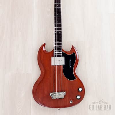 1964 Gibson EB-0 Vintage Short Scale Bass Cherry, 100% Original w/ Case image 2