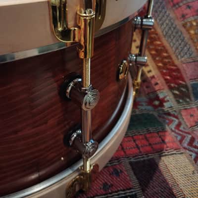 SSS Solid Shell Shop Custom Snare Drum Unikat 2025 - Brown image 20