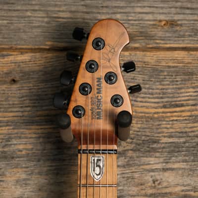 Ernie Ball Music Man JP15 Electric Guitar - Red Tide Quilt image 8