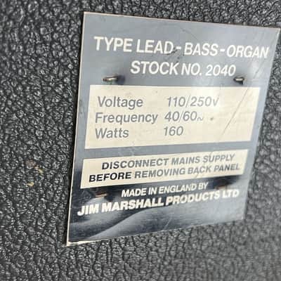 1974 Marshall - Artiste 2040 Combo - mit PPIMV Master - ID 4800 Bild 13