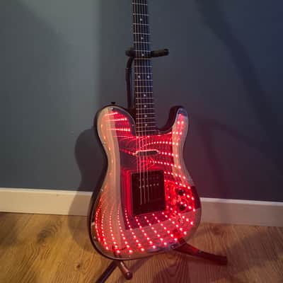 Harley Benton TE-20HH SBK Standard Series Infinity Mirror Electric Guitar image 13
