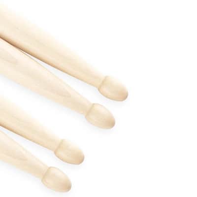 Drum Sticks for Drums, American Hard Maple Drumsticks, Drumsticks with ANTI-SLIP Handle, Drum Stick for Electronic Drums set, Sugar Maple Drum Sticks image 2