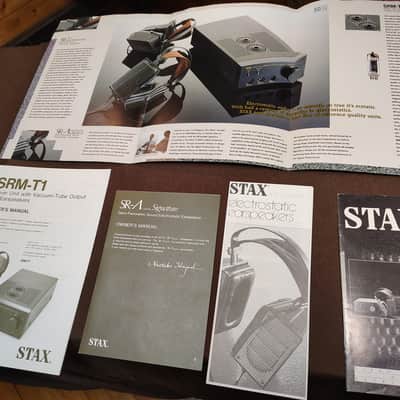 Stax SR-Λ (Lambda) Signature Earspeakers & SRM-T1 Driver Bundle - Restored image 18