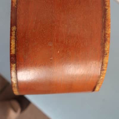 Vintage 1960s Harmony H162 Concert 5105 H165 All Mahogany Guitar Low Action Playable Beautiful Binding Nice Patina Very Clean image 15
