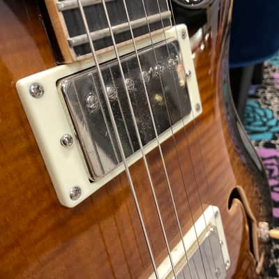 PRS SE Hollowbody II Piezo 2025 - Present - Orange Tiger Smokeburst image 6