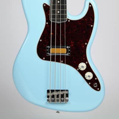 Fender Gold Foil Jazz Bass 4-string Bass - Sonic Blue 2023 w/Gig Bag (0140711372) image 1