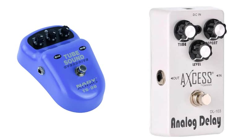 Nady TS-30 Tube Overdrive and Axcess Analog Delay 2 pedal combo image 1