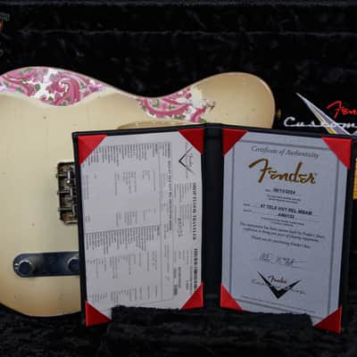 Fender Custom Shop ‘67 Telecaster Heavy Relic Master Built by Austin Mcnaught Antigua Burst over Pink Paisley 2024 w/OHSC image 14